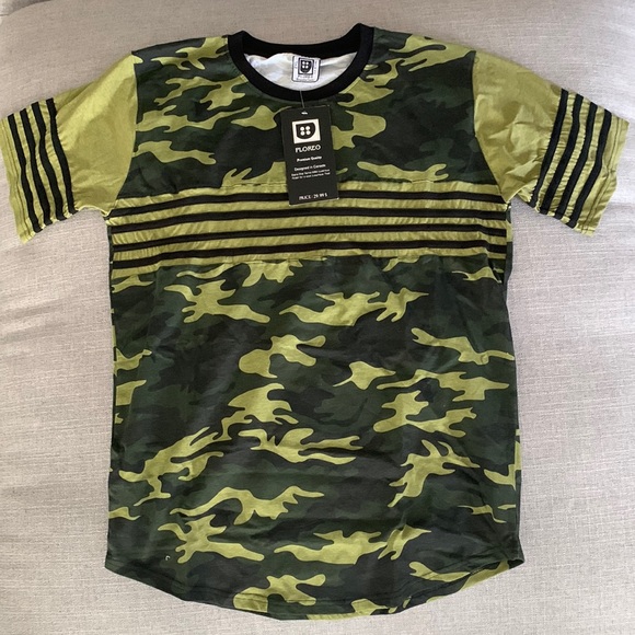 ✨NWT PLOREO premium quality camo T-shirt - size 2XL - Picture 1 of 7
